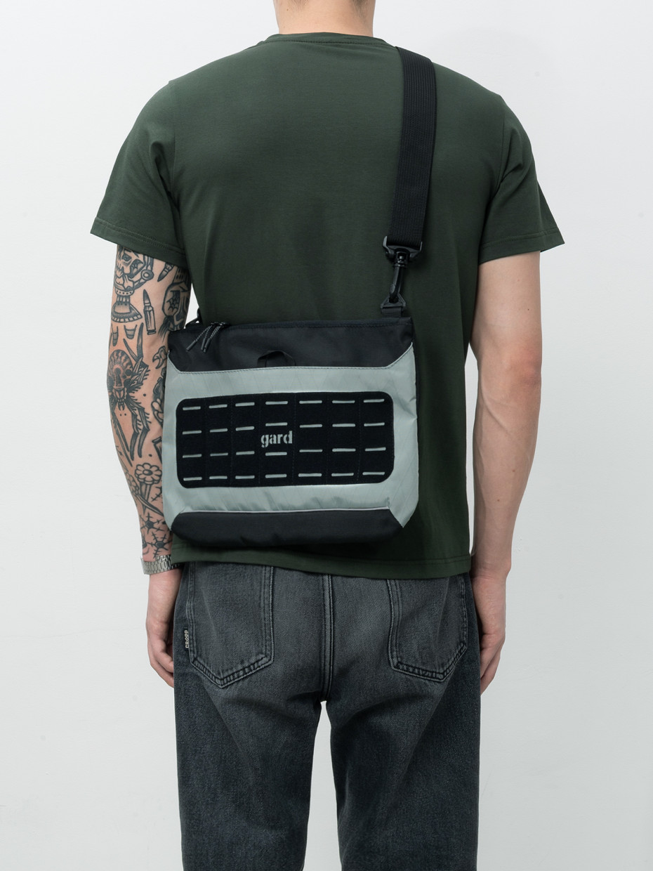 Сумка CROSSBODY STEALTH-3 Velcro mod | чорний - X-pac сірий 4/25