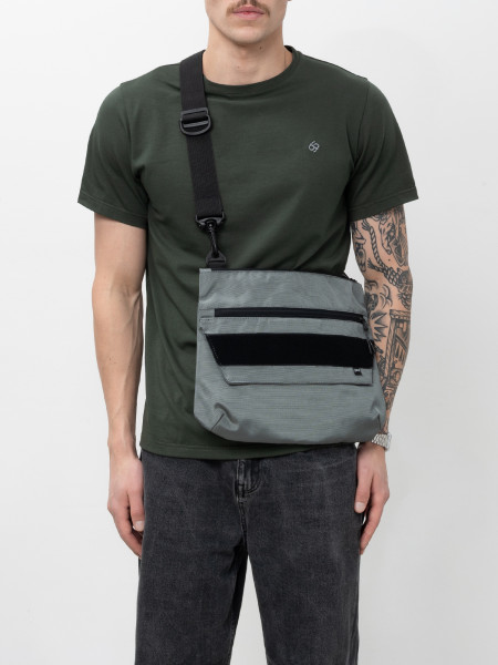 Сумка через плече CROSSBODY ST-3 V-LINE POCKET | сірий 4/25 фото 2