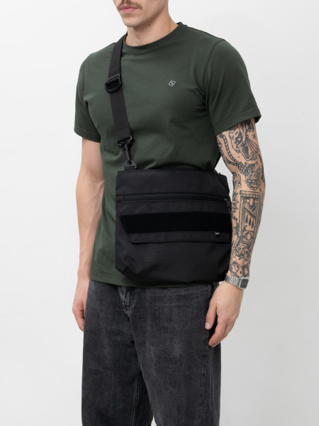 Сумка через плече CROSSBODY ST-3 V-LINE POCKET | чорний 4/25 фото 3