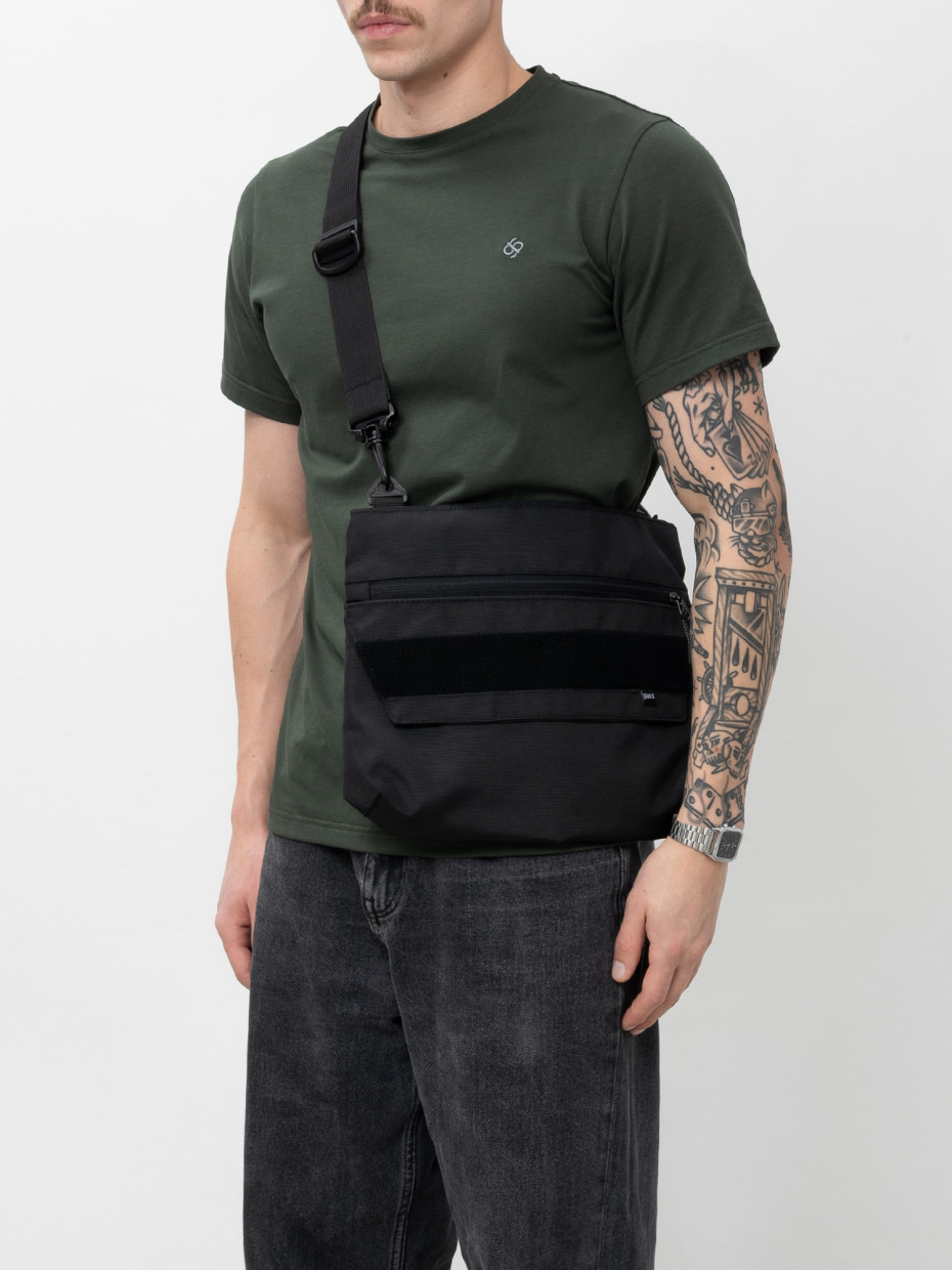 Сумка через плече CROSSBODY ST-3 V-LINE POCKET | чорний 4/25