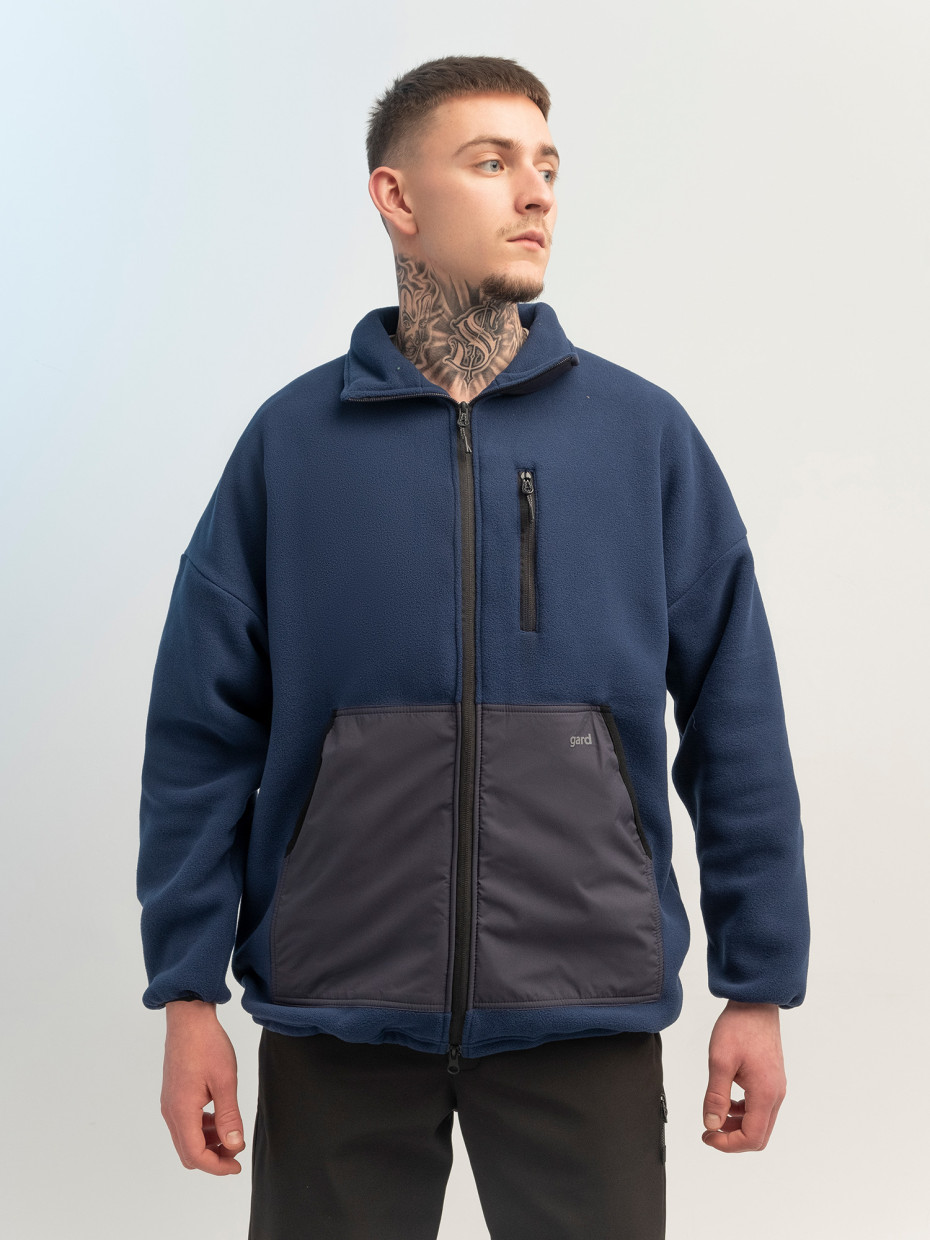 Кофта MICROFLEECE зі вставками І темно-синій 4/24