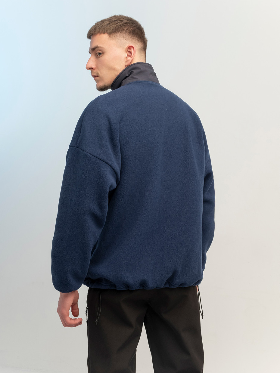 Кофта MICROFLEECE зі вставками І темно-синій 4/24