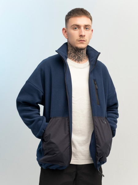 Кофта MICROFLEECE зі вставками І темно-синій 4/24 фото 6