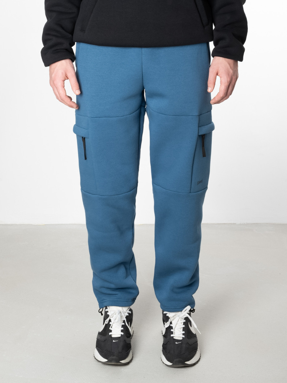 Спортивні штани CARGO fleece I синій 4/23