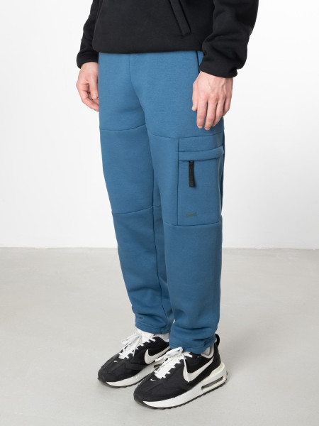 Спортивні штани CARGO fleece I синій 4/23
