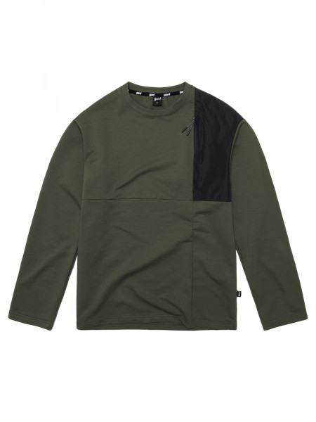 Лонгслів WITH CHEST POCKET | хакі 1/26