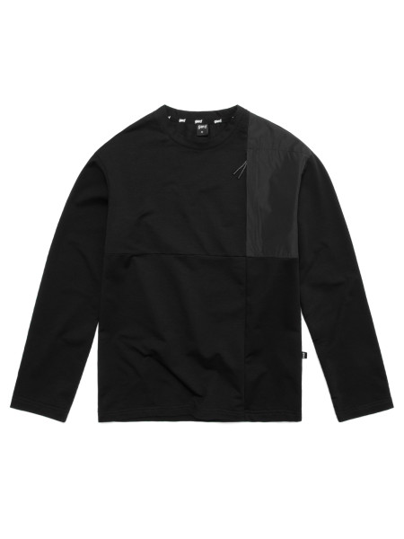 Лонгслів WITH CHEST POCKET | чорний 1/26