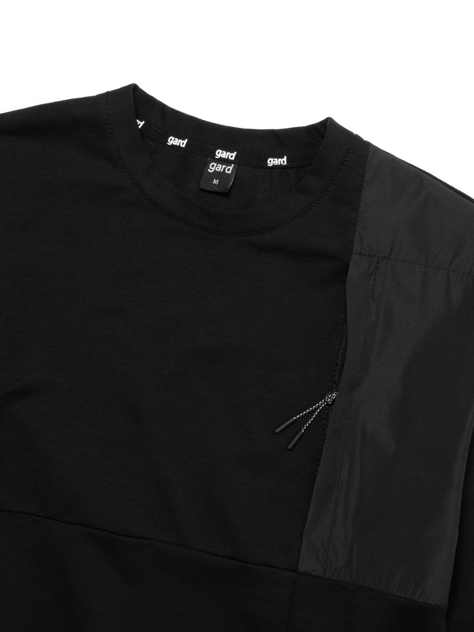 Лонгслив WITH CHEST POCKET | черный 1/26