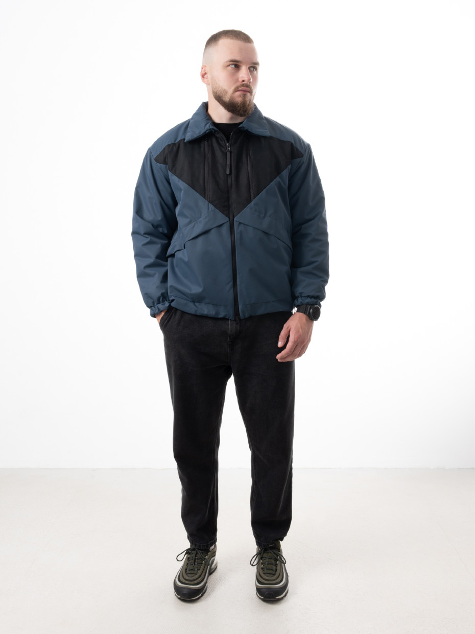 Куртка демісезонна COACH JACKET [gb] | темно-синій 3/24