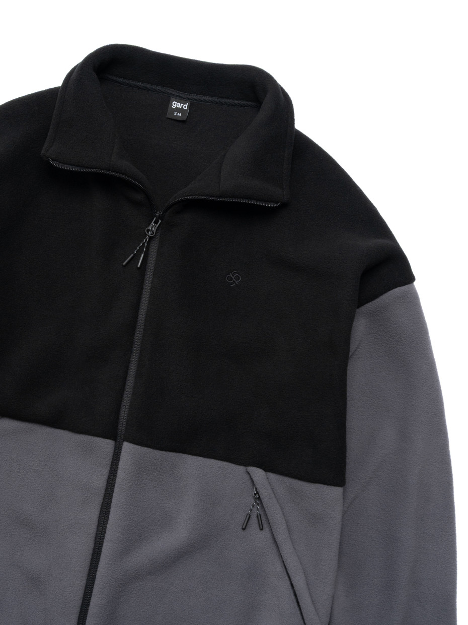 Кофта FLEECE DARK MIDDLE І темно-сірий - чорний 4/25