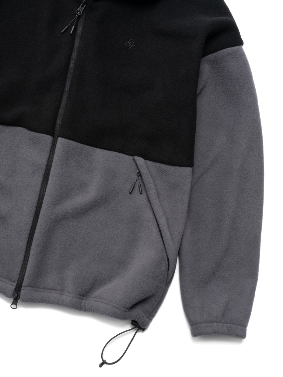 Кофта FLEECE DARK MIDDLE І темно-сірий - чорний 4/25