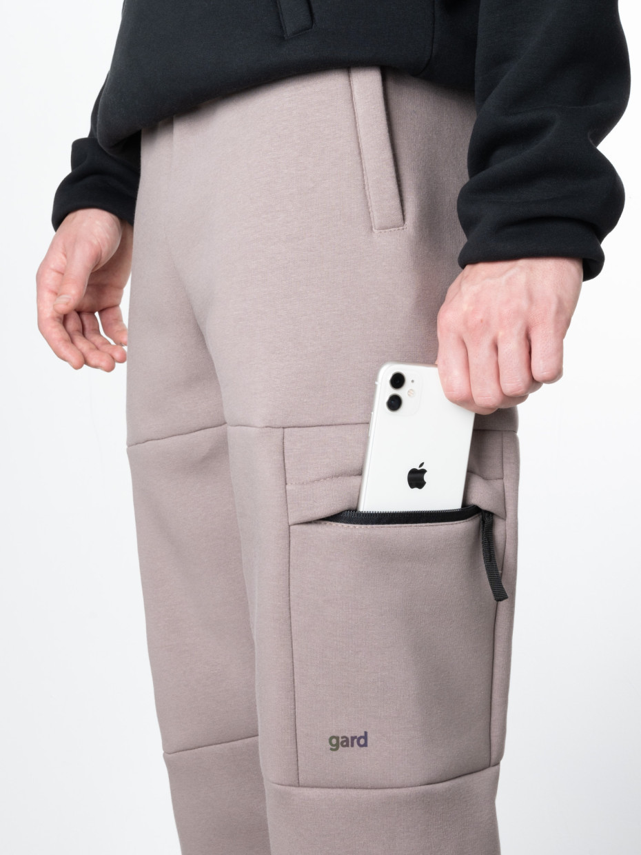 Спортивні штани CARGO fleece I бежевий 4/23