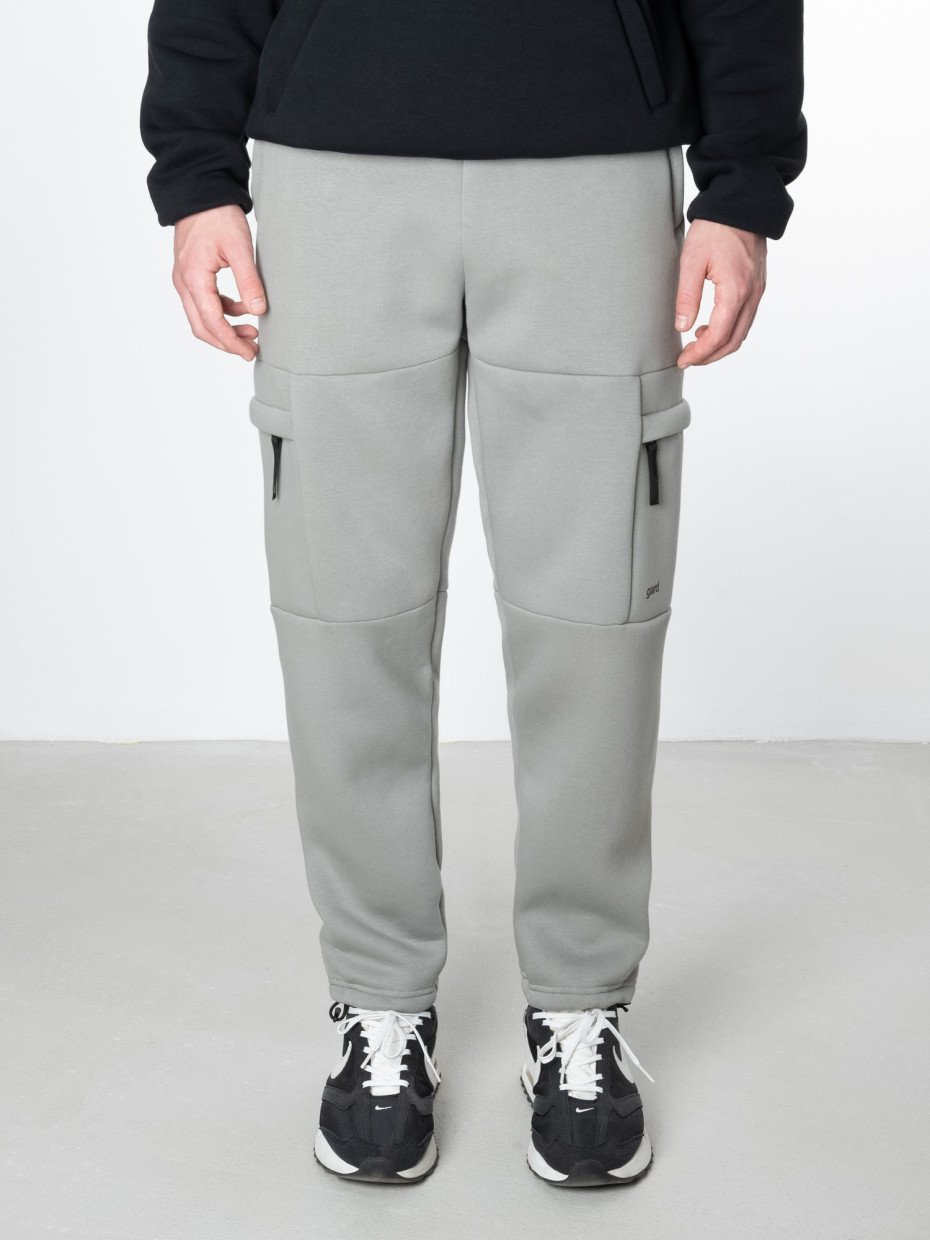 Спортивні штани CARGO fleece I сірий 4/23