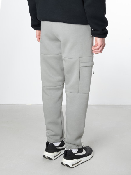 Спортивні штани CARGO fleece I сірий 4/23 фото 3