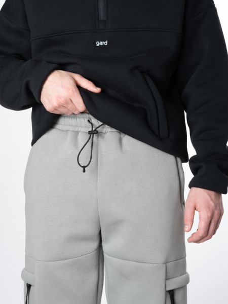 Спортивні штани CARGO fleece I сірий 4/23 фото 4