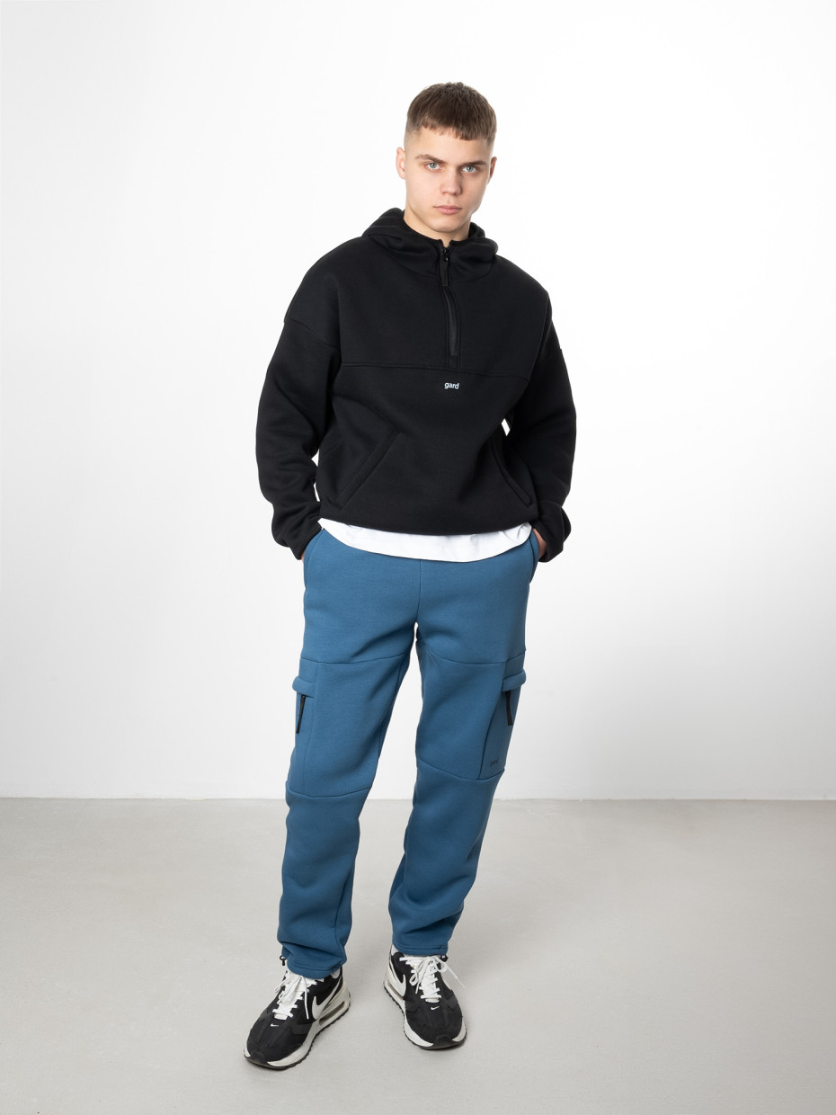 Спортивні штани CARGO fleece I синій 4/23