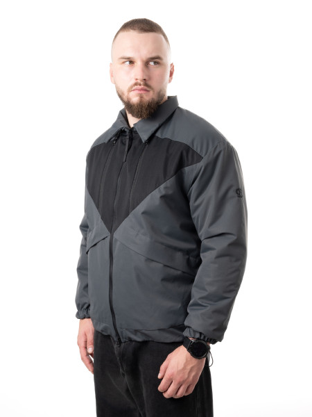 Куртка демісезонна COACH JACKET [gb] | темно-сірий 3/24 фото 2