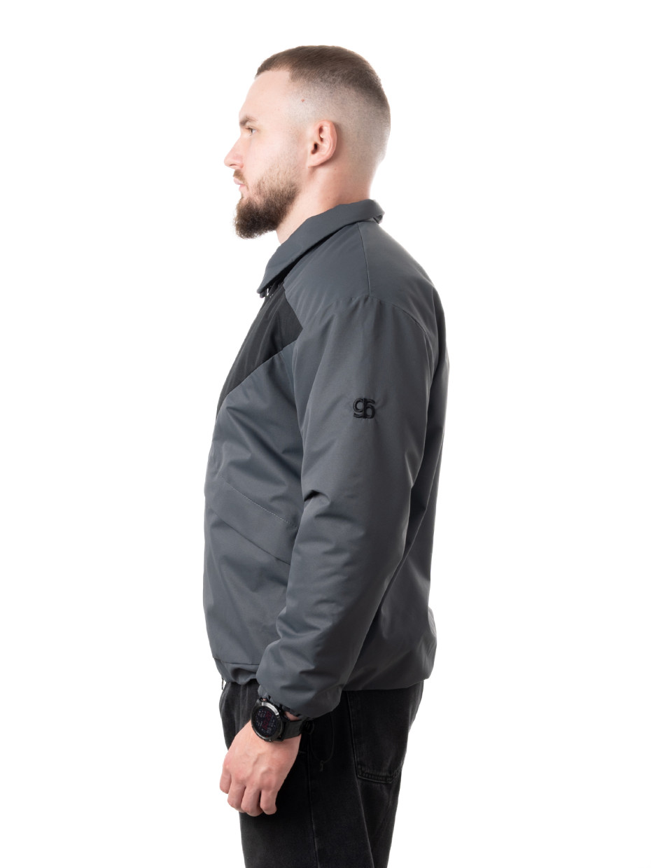 Куртка демісезонна COACH JACKET [gb] | темно-сірий 3/24
