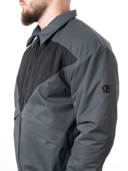 Куртка демісезонна COACH JACKET [gb] | темно-сірий 3/24 фото 6