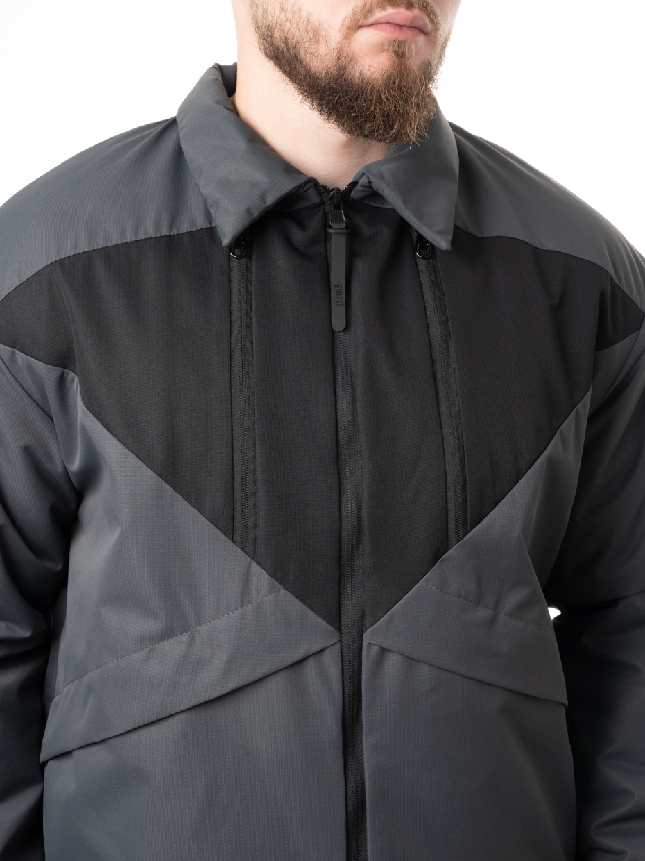 Куртка демісезонна COACH JACKET [gb] | темно-сірий 3/24