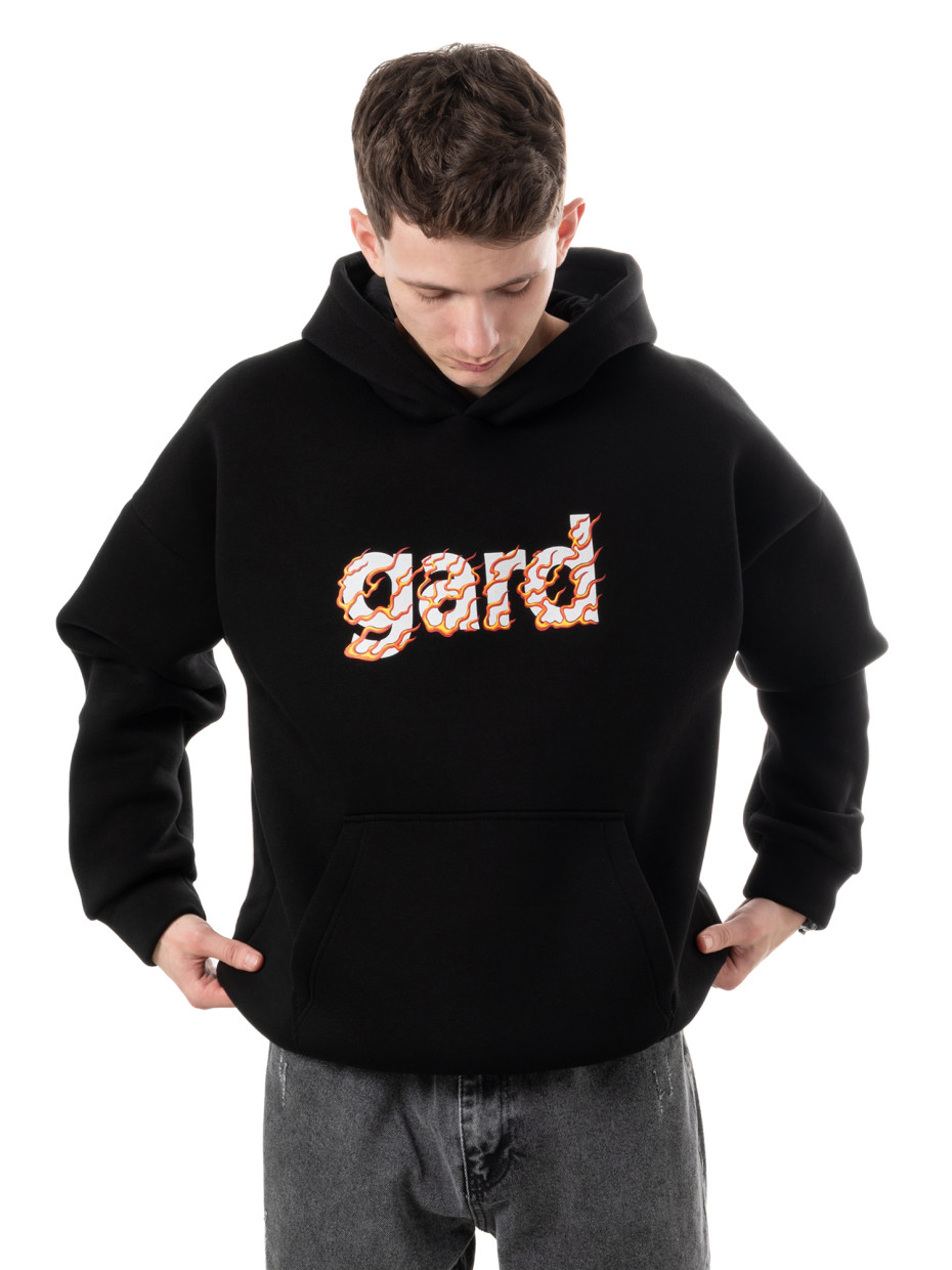 Худі oversize fleece gard І чорний 4/24