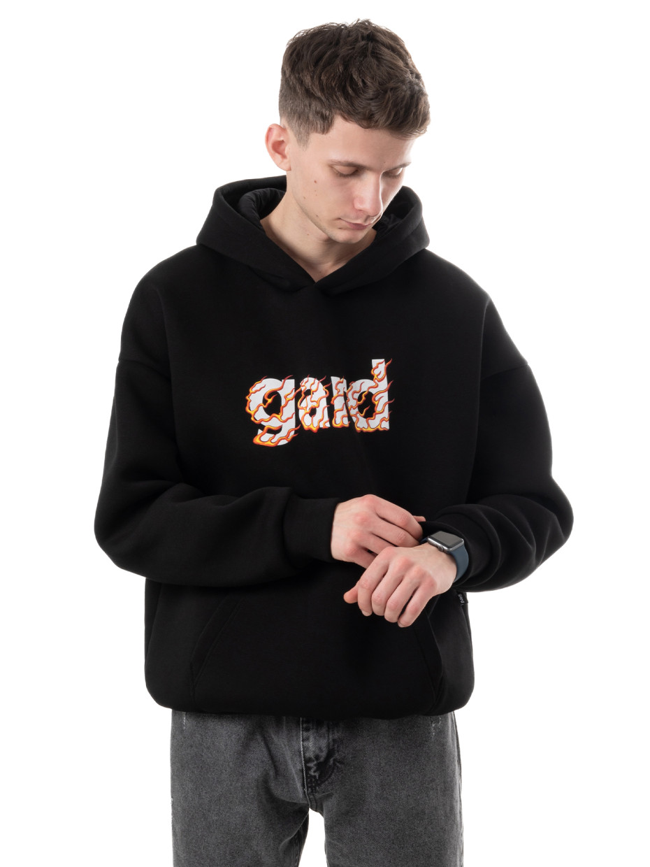 Худі oversize fleece gard І чорний 4/24