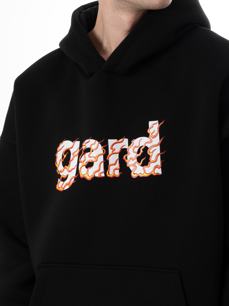 Худі oversize fleece gard І чорний 4/24
