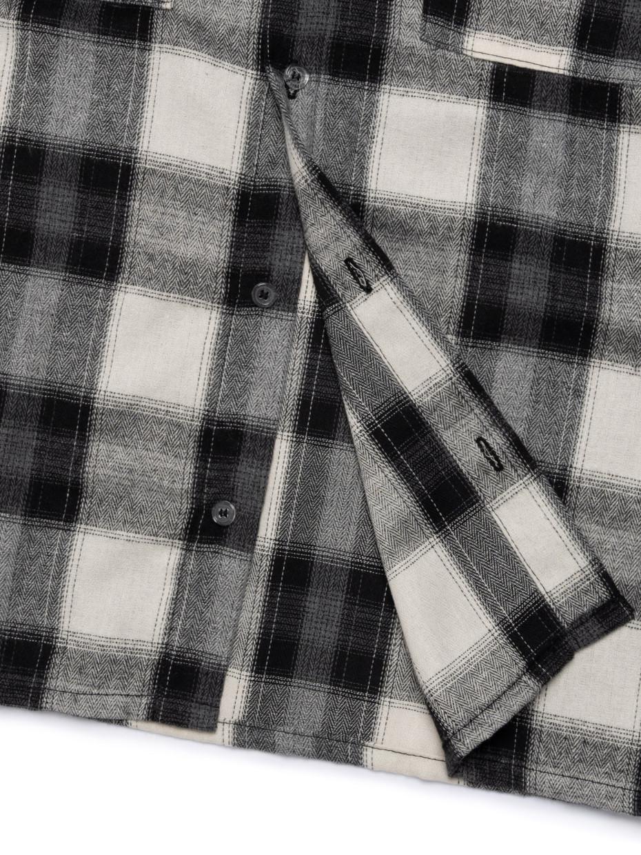 Рубашка gard I клетка №10 белый - черный - серый 2/26