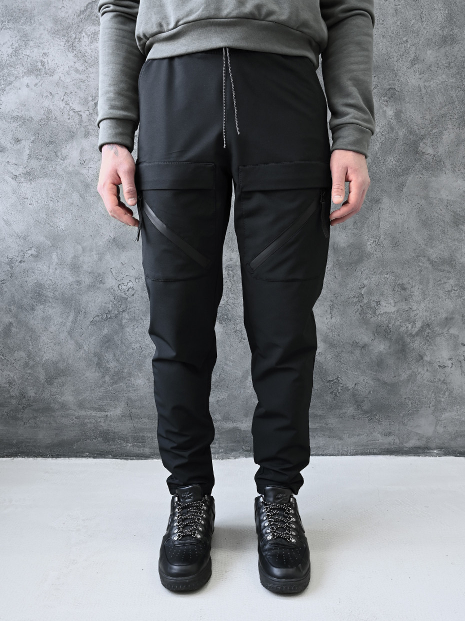 Штани FRONT POCKETS-2 | чорний 4/21