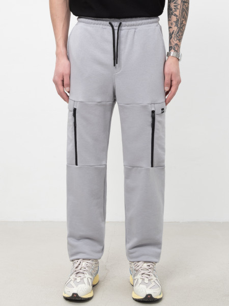 Штани CARGO STONE ZIPPER I світло-сірий 1/26 фото 2