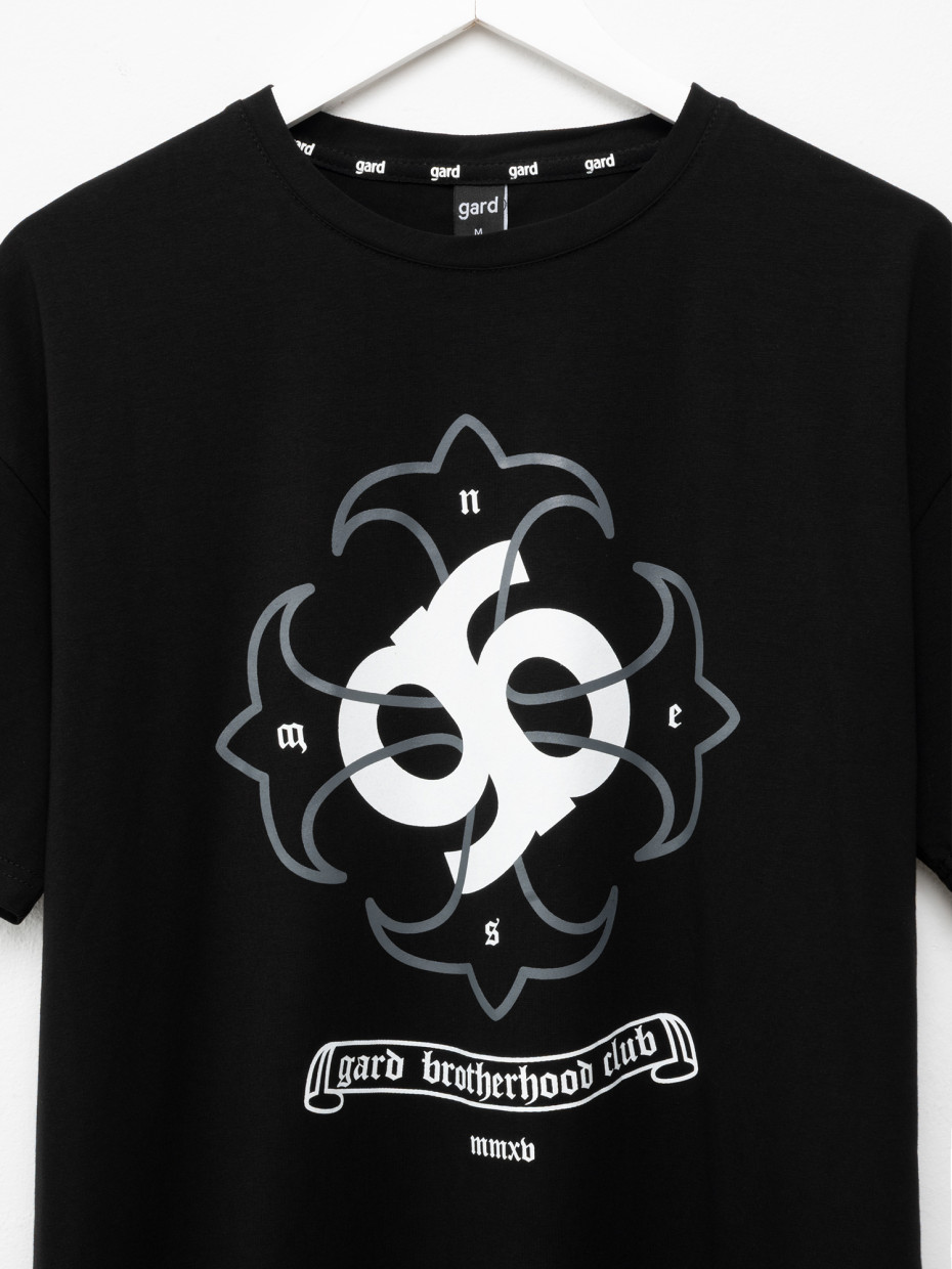 Футболка oversize ORDER [gb] | черный 2/25