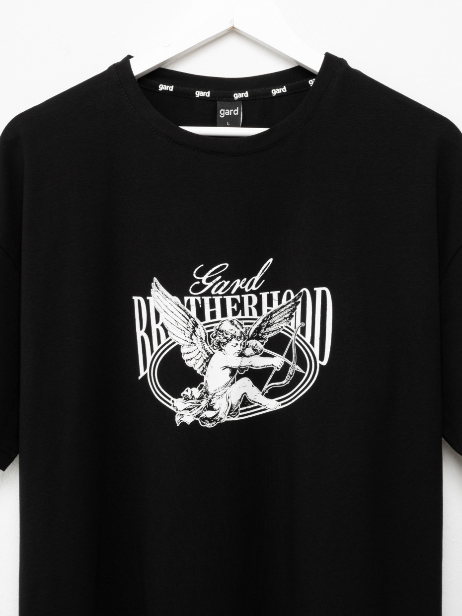Футболка oversize CUPID | черный 2/25