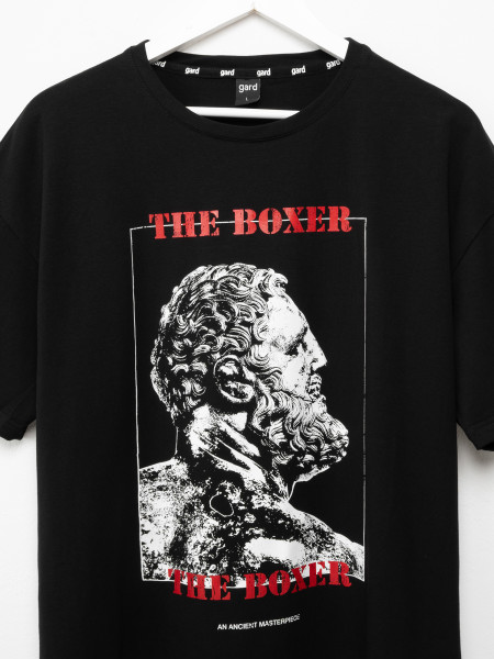 Футболка oversize THE BOXER | чорний 2/25 фото 2