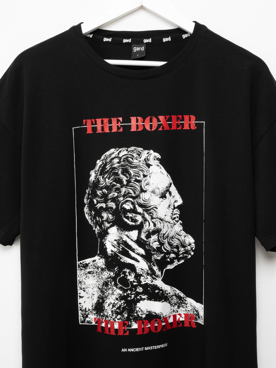 Футболка oversize THE BOXER | черный 2/25