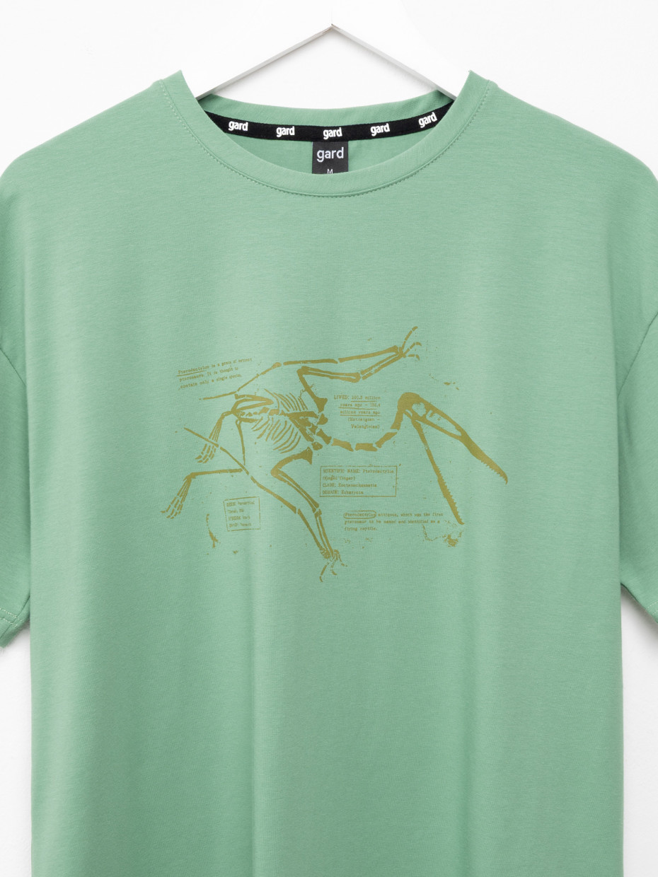 Футболка oversize PTERODACTYLUS | мятный 2/25