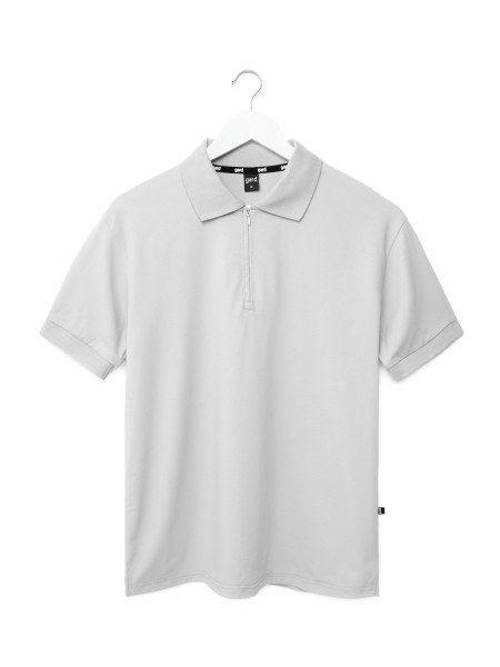 Футболка ZIP POLO | светло-серый 2/26
