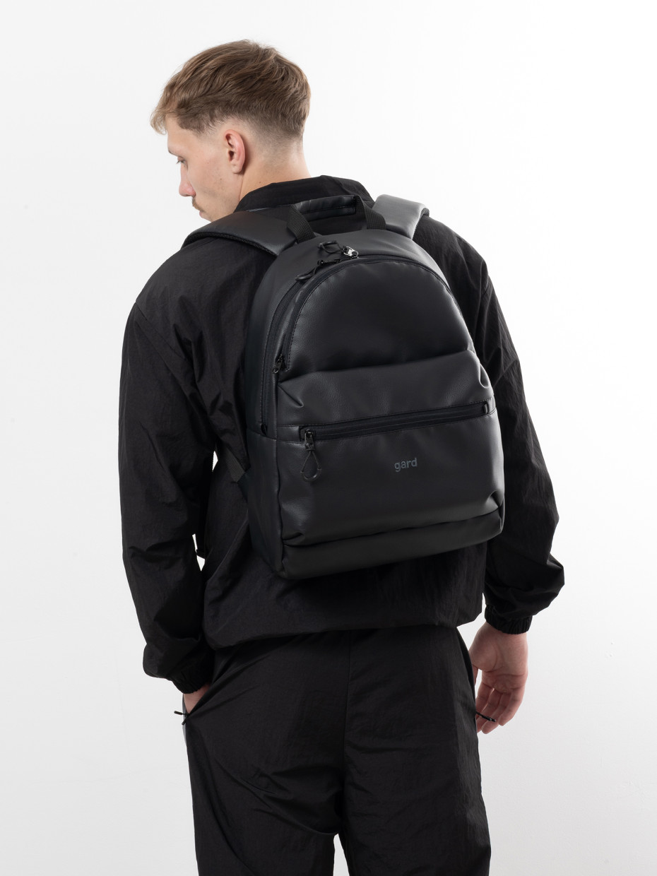 Рюкзак BACKPACK 3 | еко-шкіра чорна 3/22