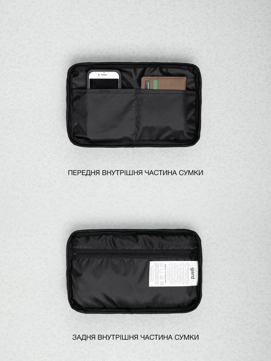 Сумка на пояс TRIANGLE | чорний 1/24