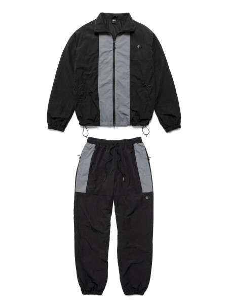Спортивний костюм VERTICAL TRACK SUIT | чорний - темний сірий 2/25