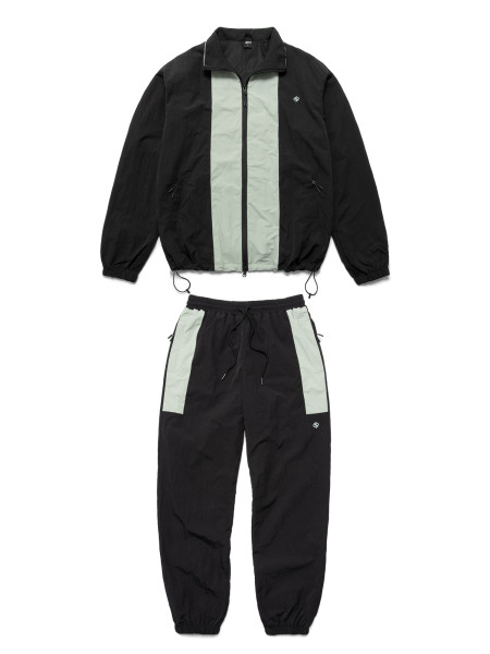 Спортивний костюм VERTICAL TRACK SUIT | чорний - м’ятний 2/25
