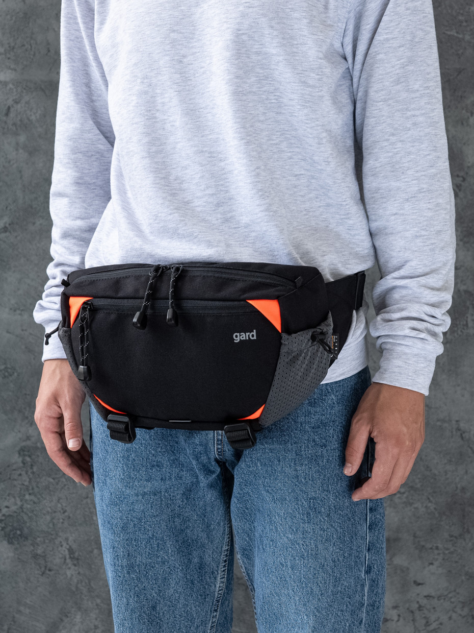 Сумка LONG | black/orange 2/22