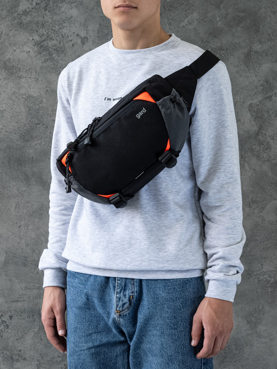 Сумка LONG | black/orange 2/22