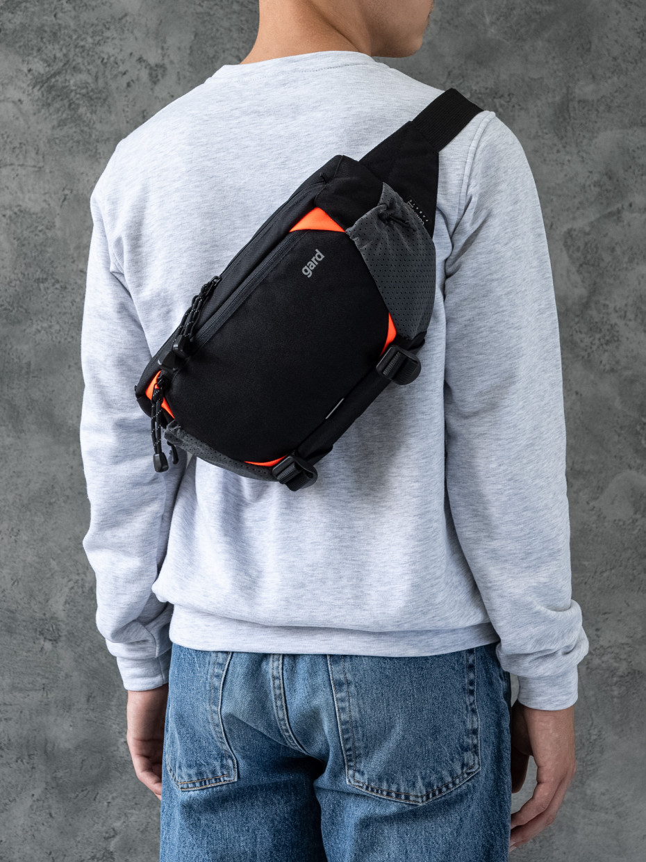 Сумка LONG | black/orange 2/22