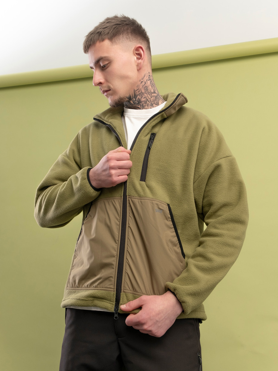 Кофта MICROFLEECE зі вставками І хакі 4/24