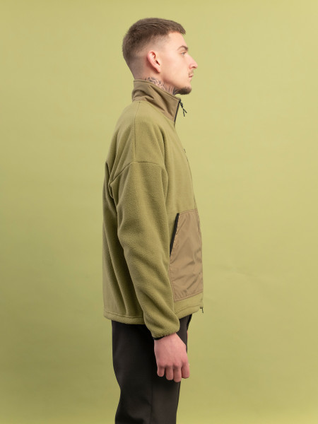Кофта MICROFLEECE зі вставками І хакі 4/24 фото 5