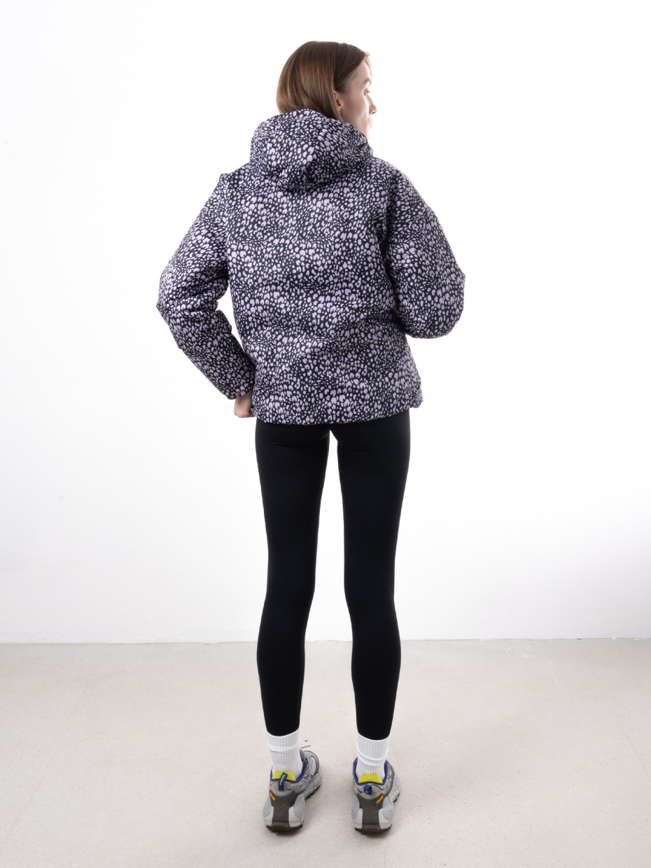 Куртка женская OVERSIZE DEMI JACKET | lilac leopard 2/24