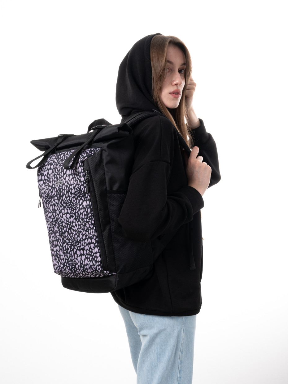 Рюкзак BROOKLYN ROLLTOP | lilac leopard 2/24