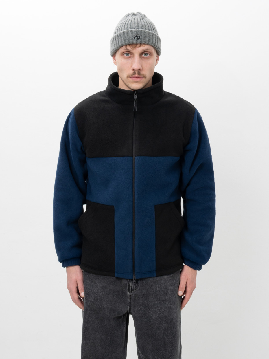 Кофта FLEECE T І синій - чорний 4/25