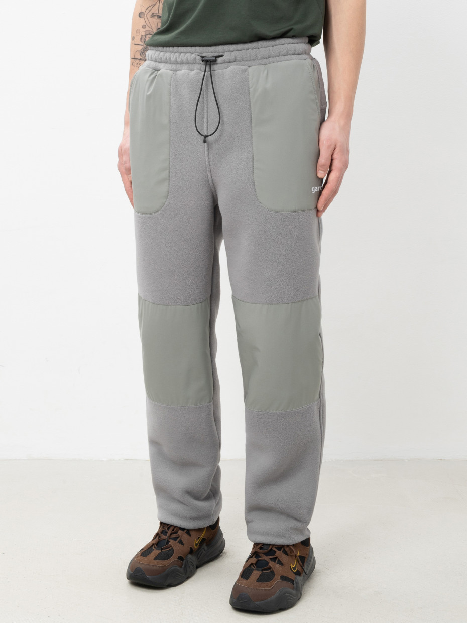 Спортивні штани MICROFLEECE + вставки І світло-сірий 4/25
