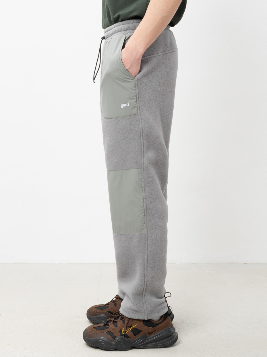 Спортивні штани MICROFLEECE + вставки І світло-сірий 4/25
